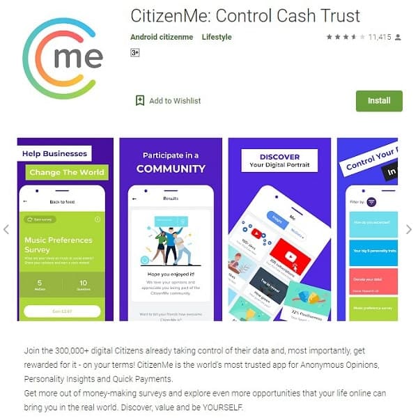 CitizenMe Control Cash Trust