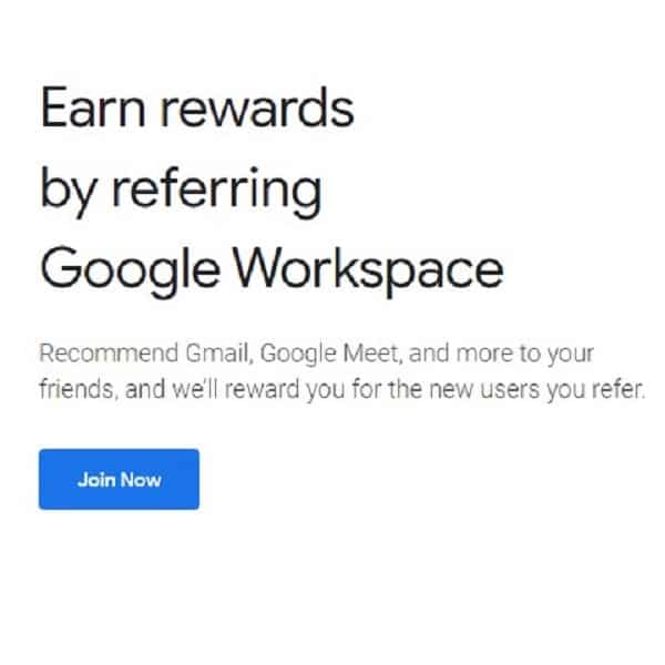 Google Workspace Referral