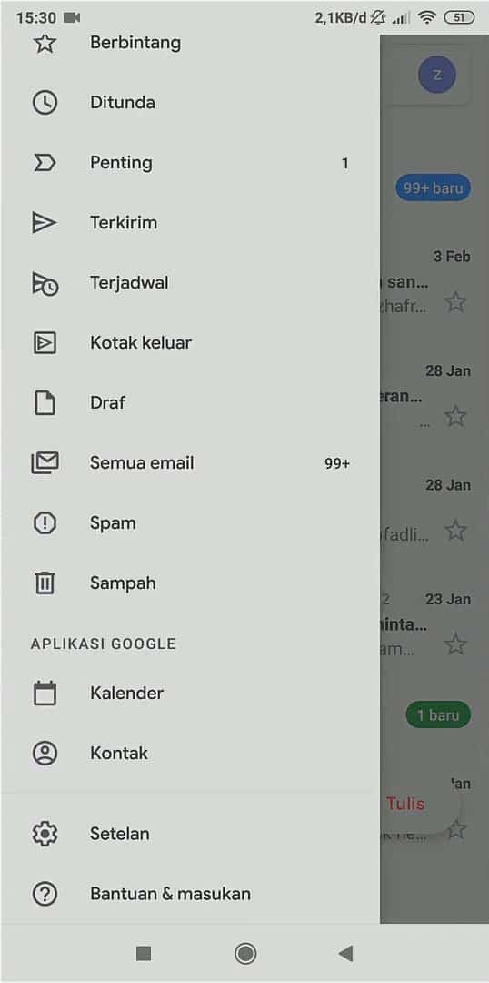 Cara log out Gmail di HP (3)