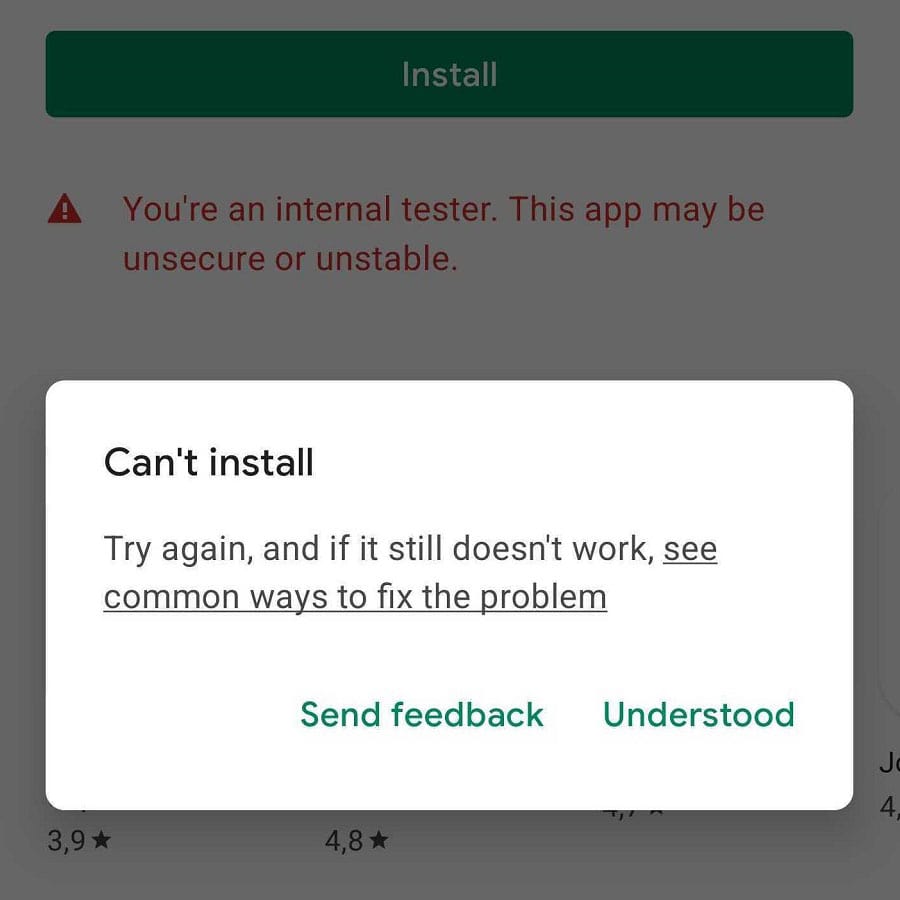 Cara mengatasi tidak bisa download di Play Store