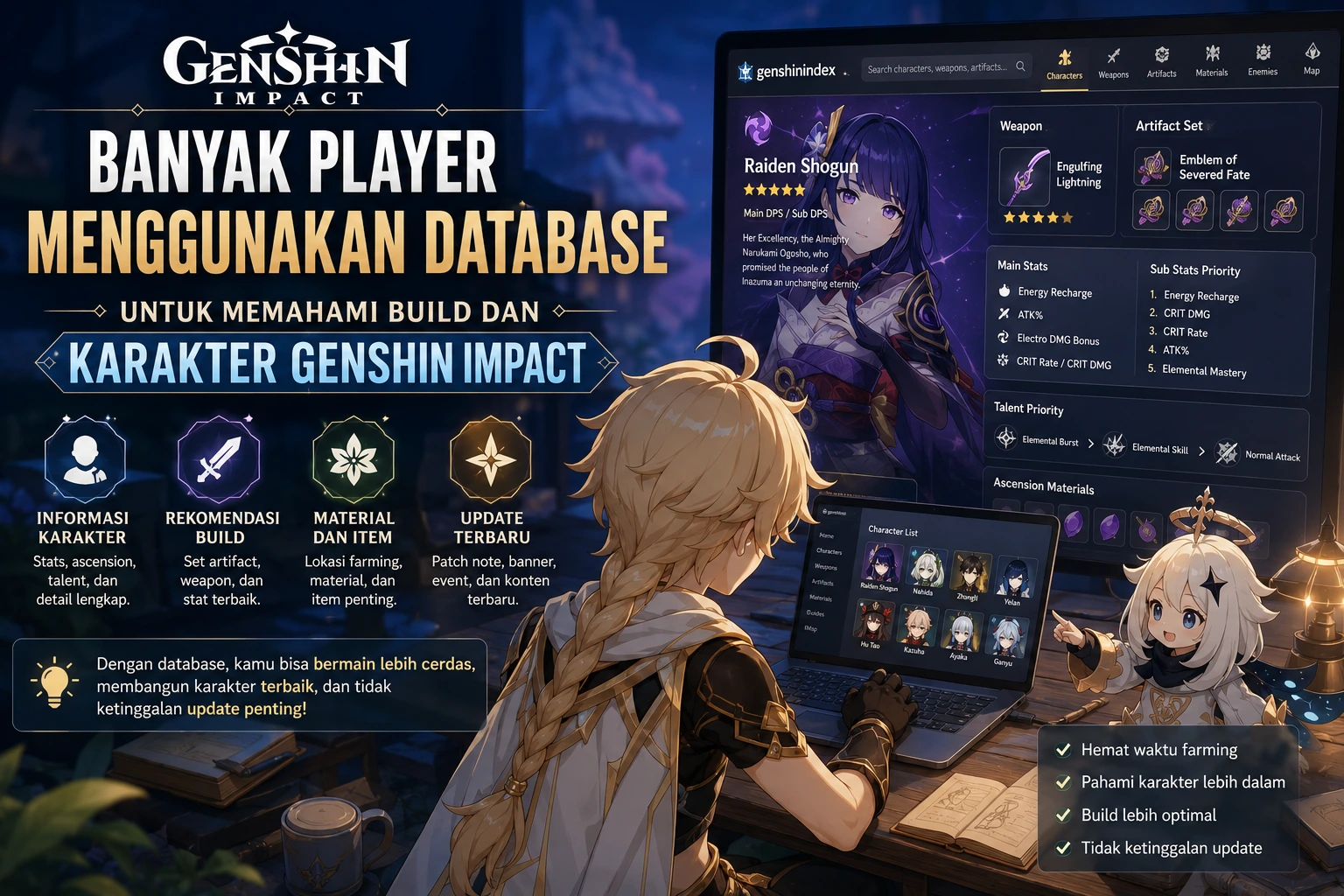 genshin impact character build database
