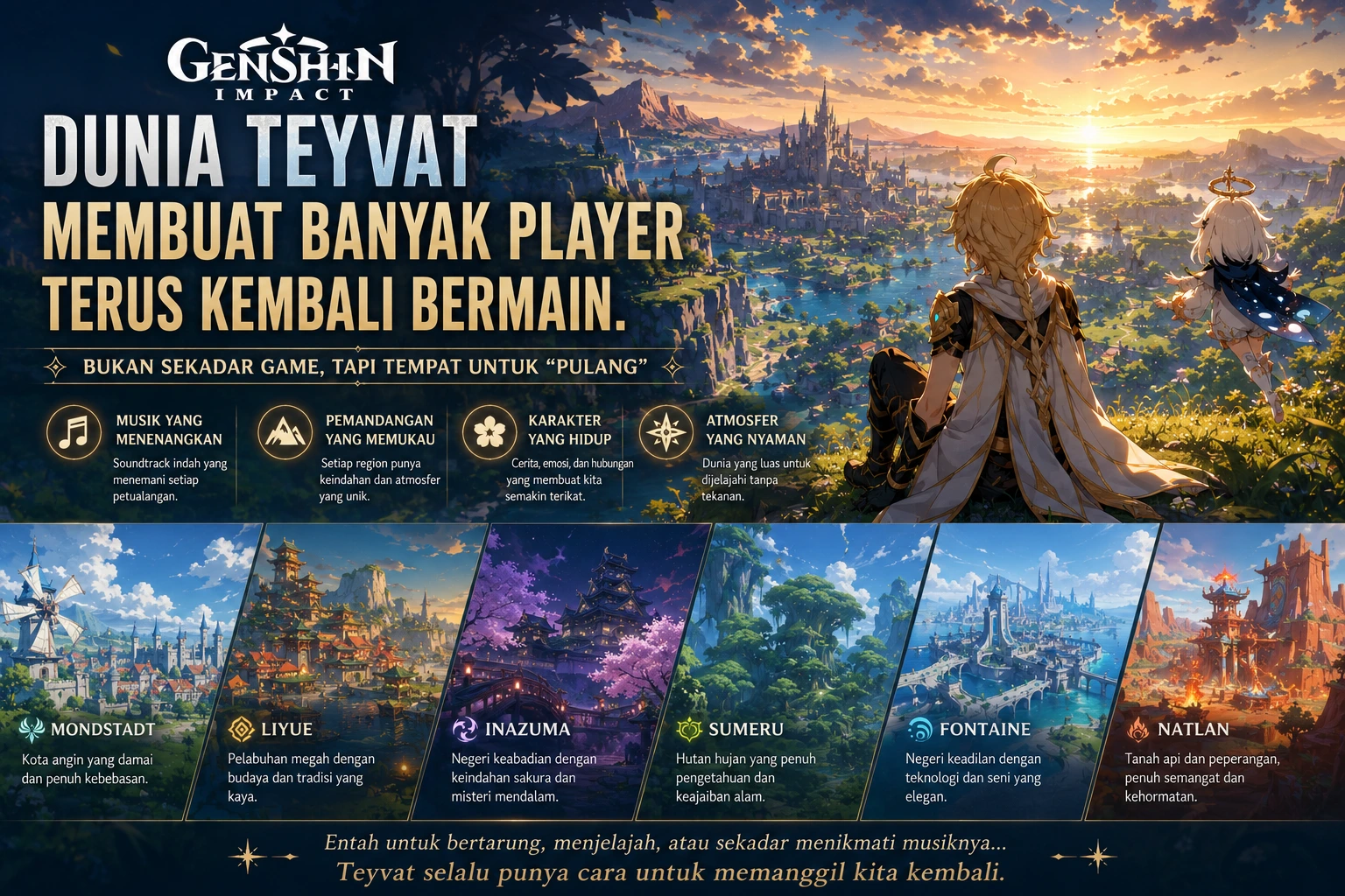 genshin impact open world exploration